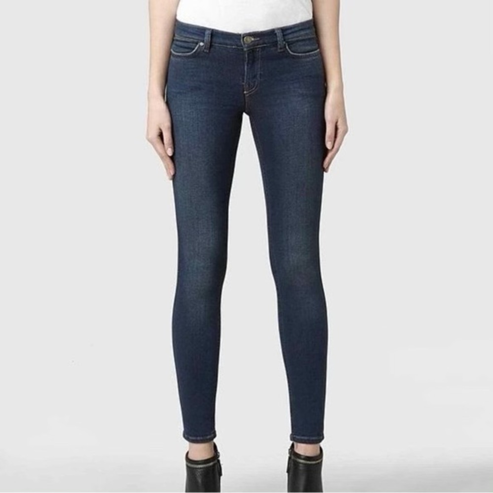 All Saints Dark Wash Grace Skinny Jeans